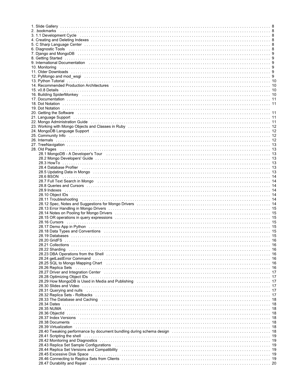 Django and Mongodb