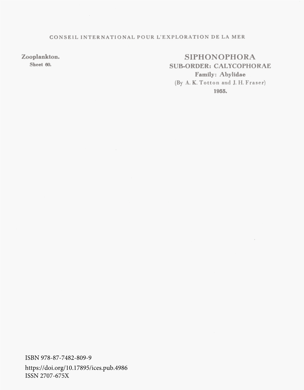 SIPHONOPHORA Sheet 60