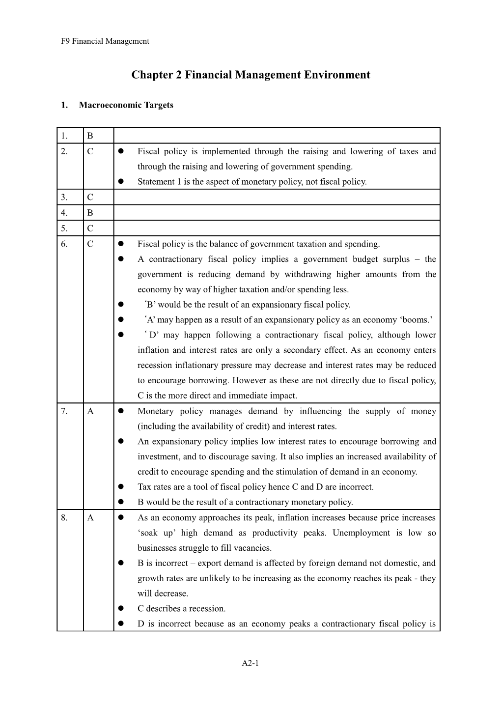 Multiple Choice Questions s20