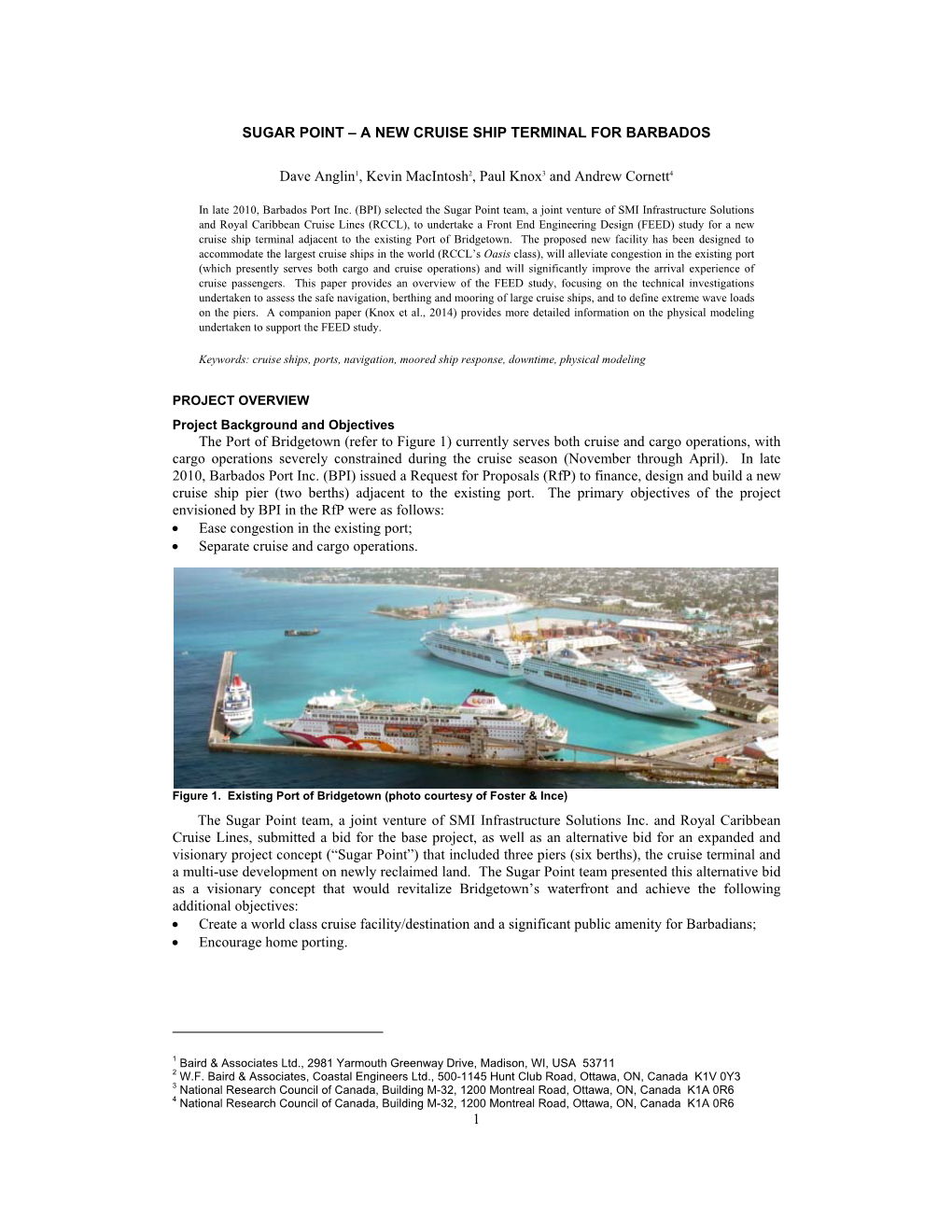 1 Sugar Point – a New Cruise Ship Terminal for Barbados