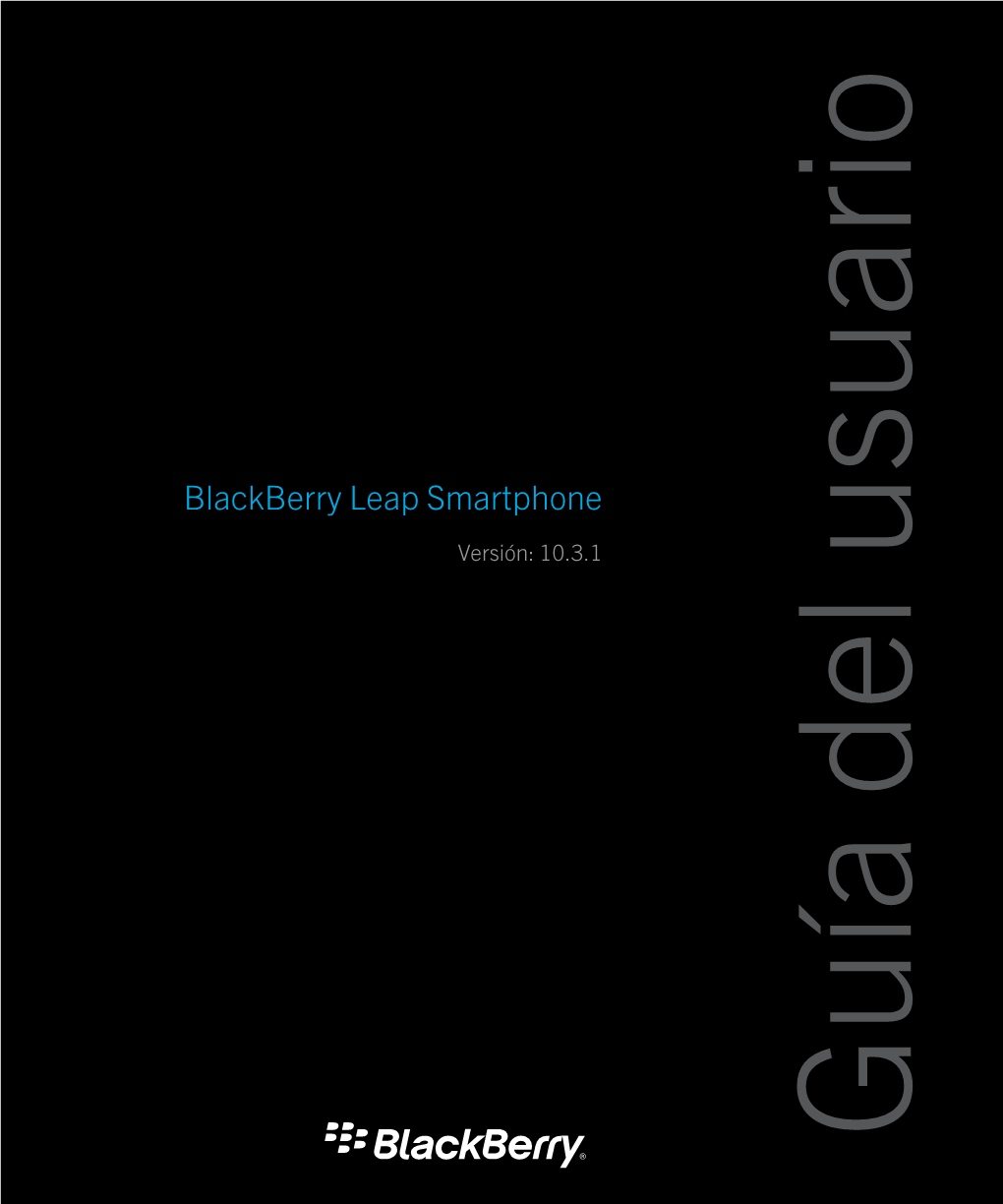 Blackberry Leap Smartphone-Guía Del Usuario