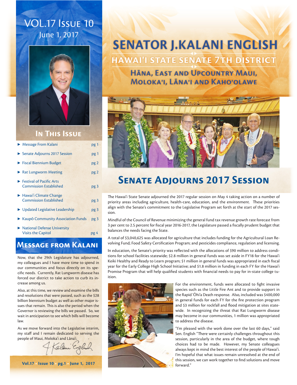 Updated Legislative Leadership Legislature Takes A
