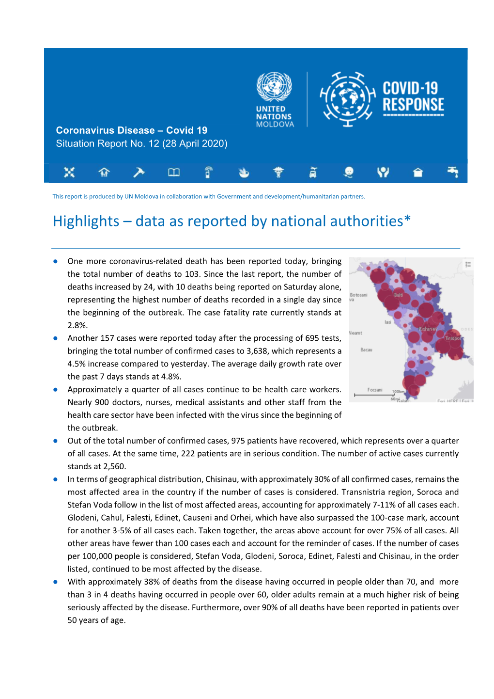 Highlights – Data As Reported by National Authorities*