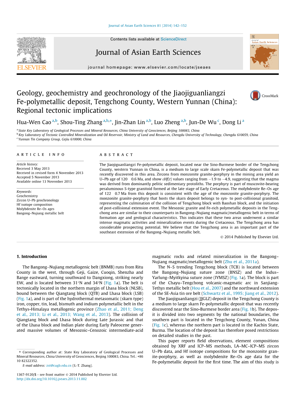 Geology, Geochemistry and Geochronology of The