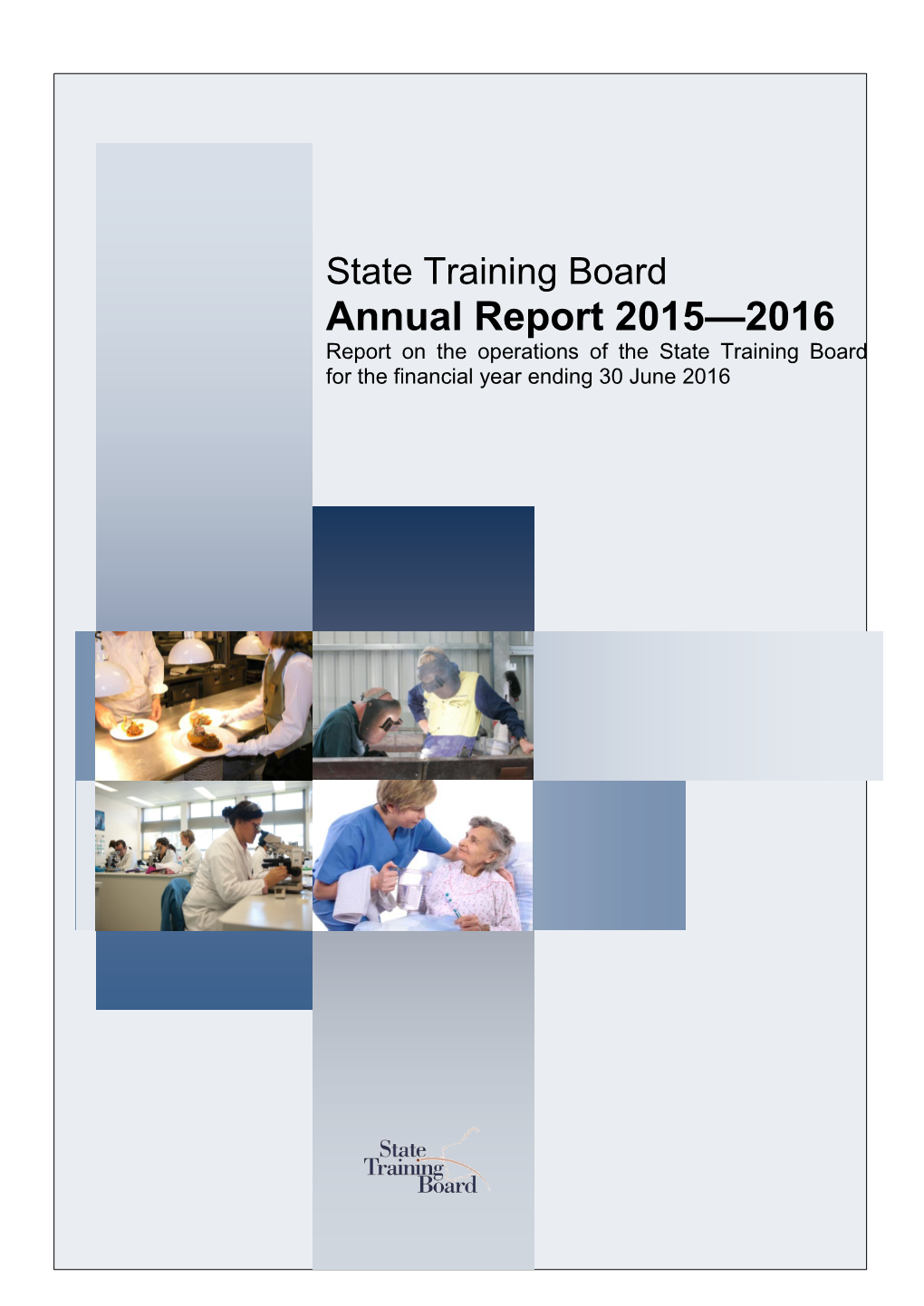 WA State Training Board Annual Report 2015-2016
