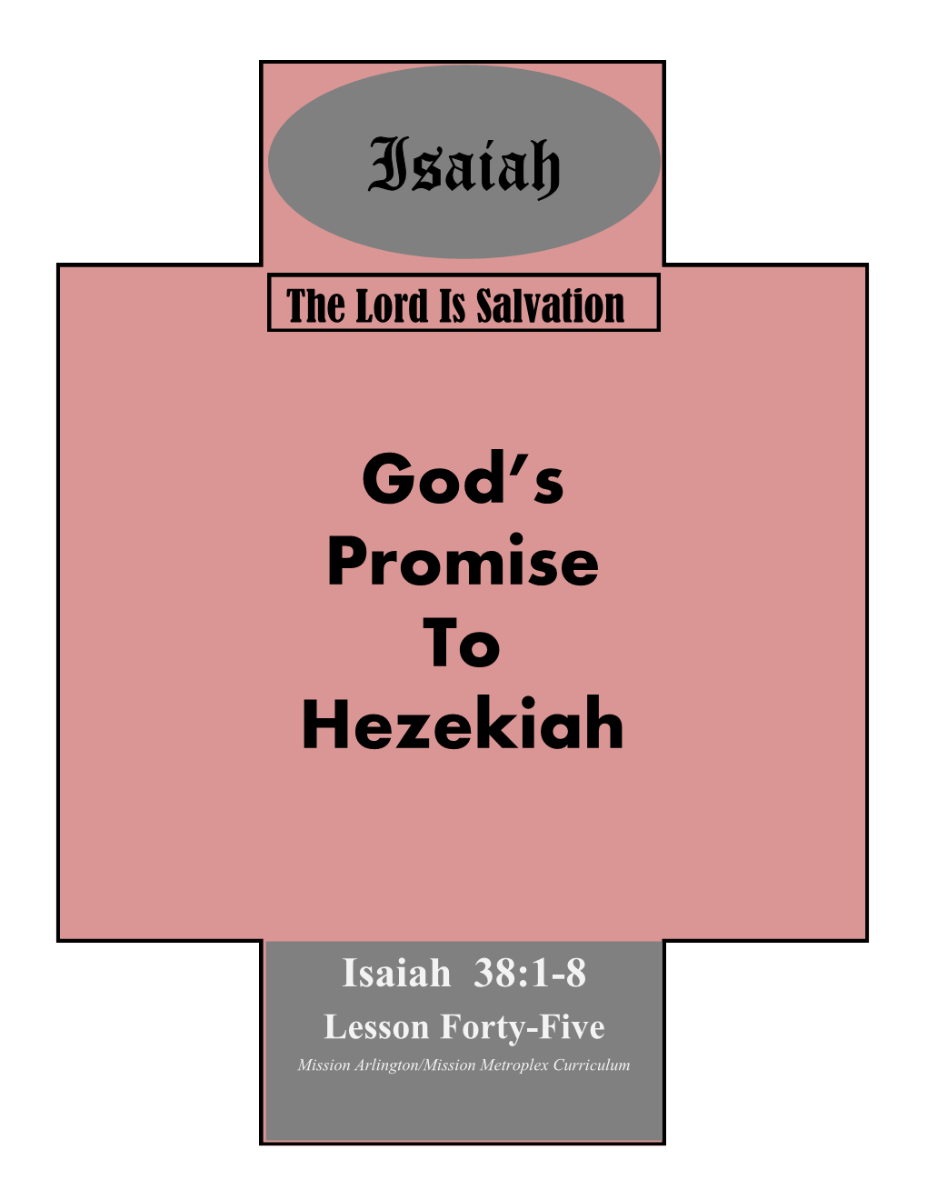 God's Promise to Hezekiah Isaiah