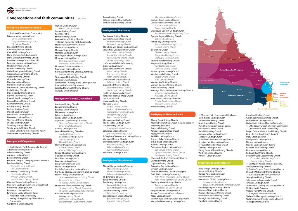 Congregations and Faith Communities July 2020