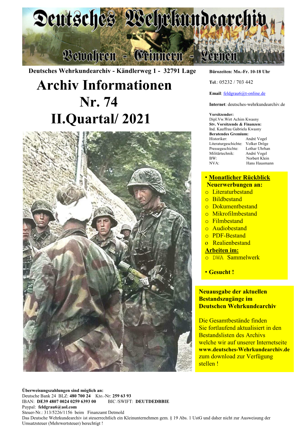 Newsletter Aneu