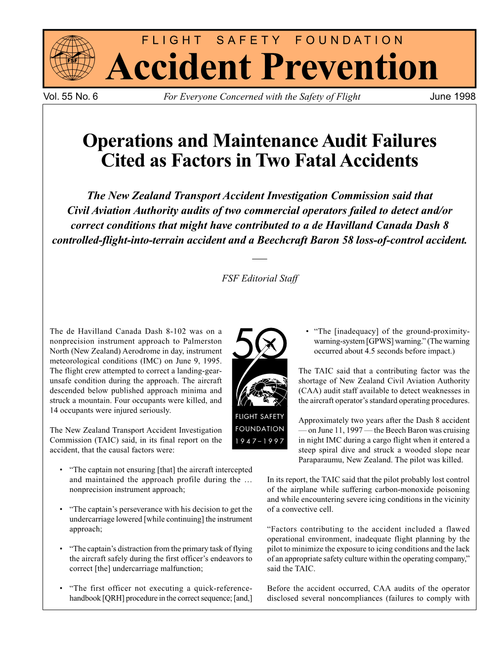 Accident Prevention June 1998