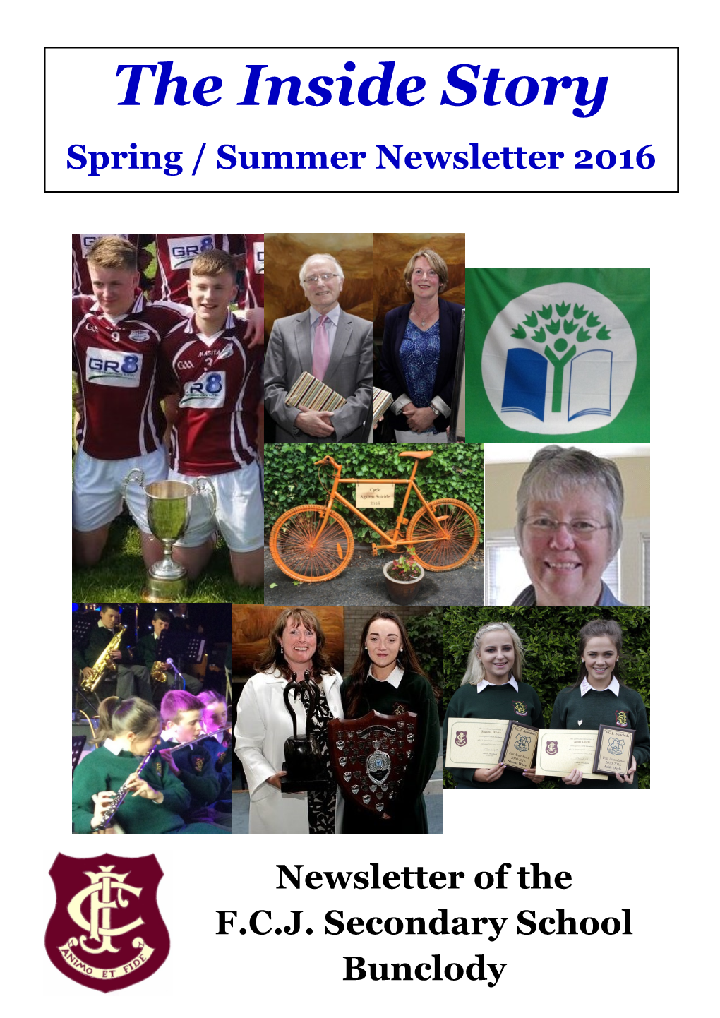 The Inside Story Spring / Summer Newsletter 2016