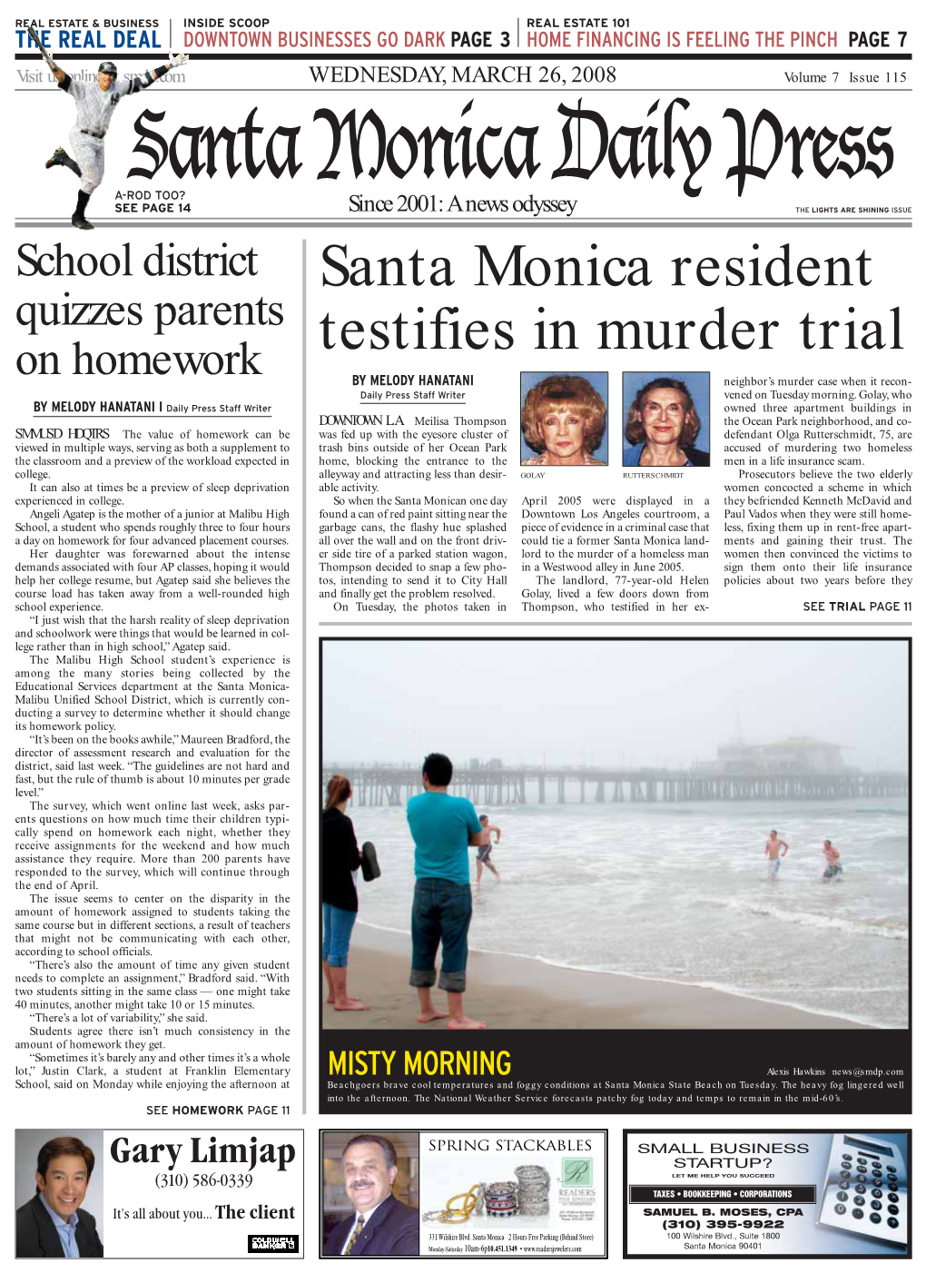 Santa Monica Resident Testifies in Murder Trial