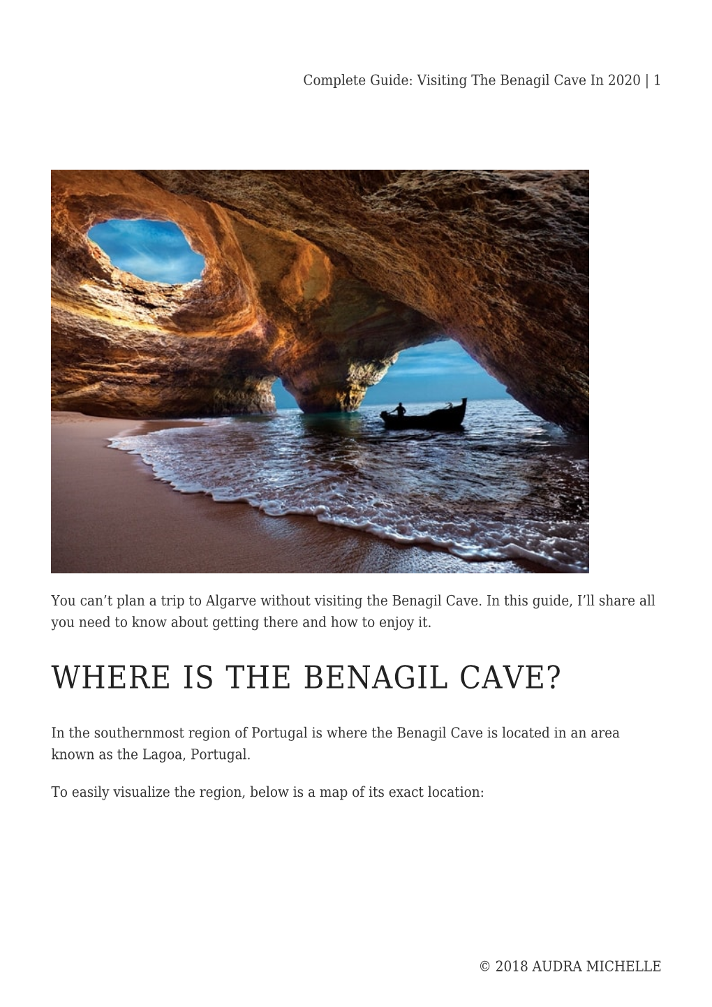 Complete Guide: Visiting the Benagil Cave in 2020 | 1