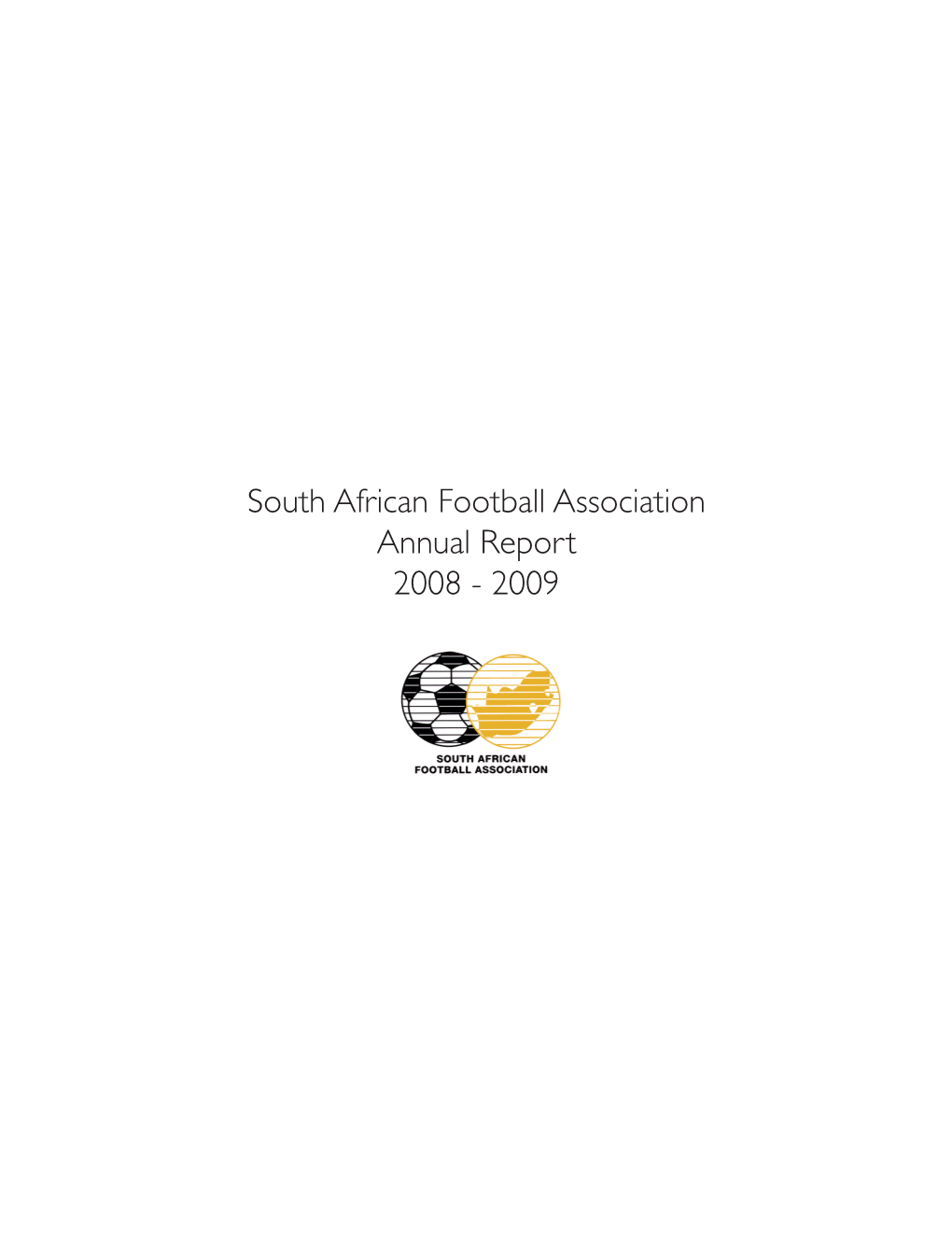 SAFA Annual Report 2008-2009.Pdf