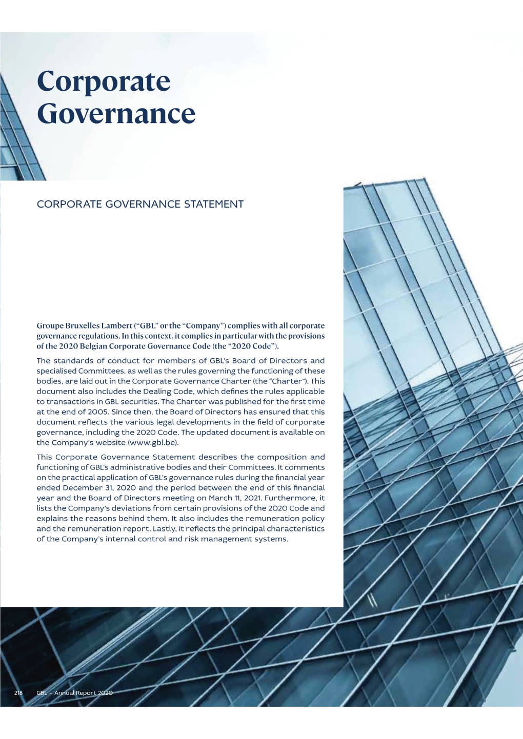 Corporate Governance