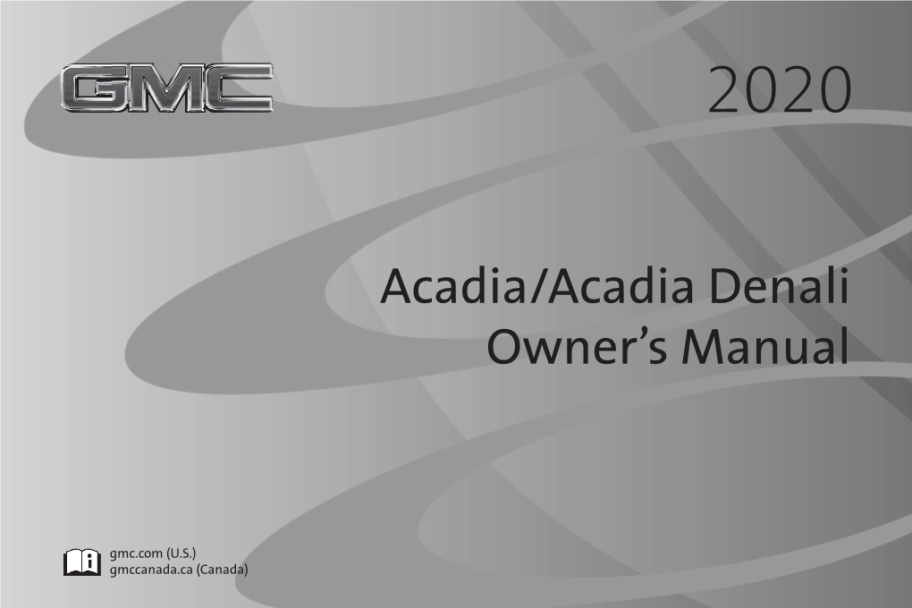2020 GMC Acadia Owners Manual