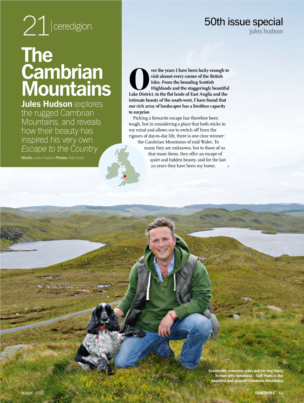 The Cambrian Mountains of Mid Wales