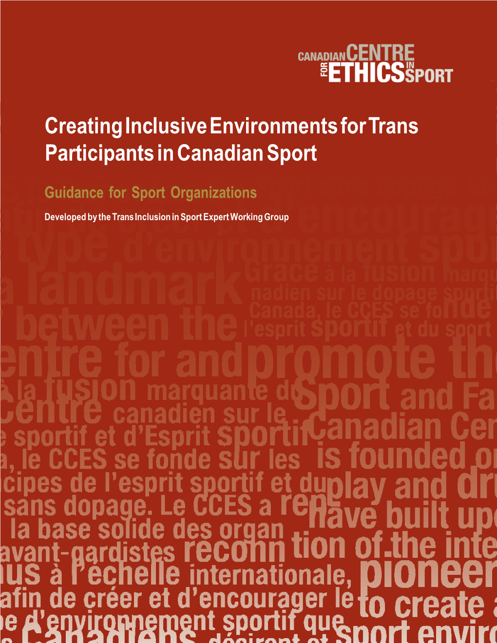 Creating Inclusive Environments for Trans Participants in Canadian Sport