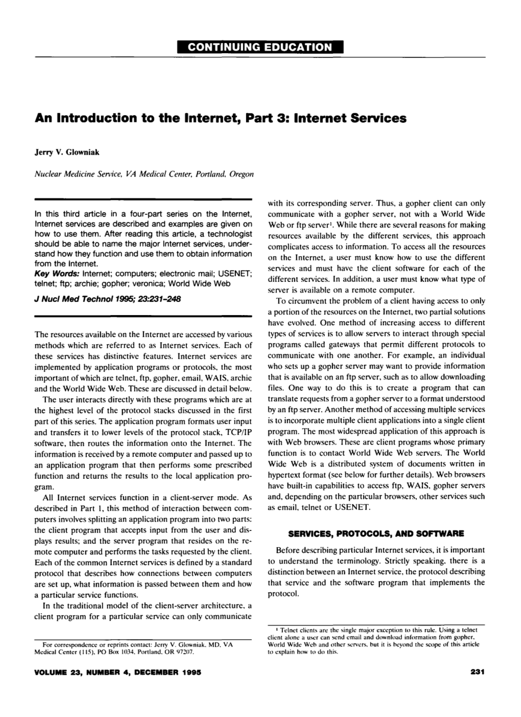 Internet Services