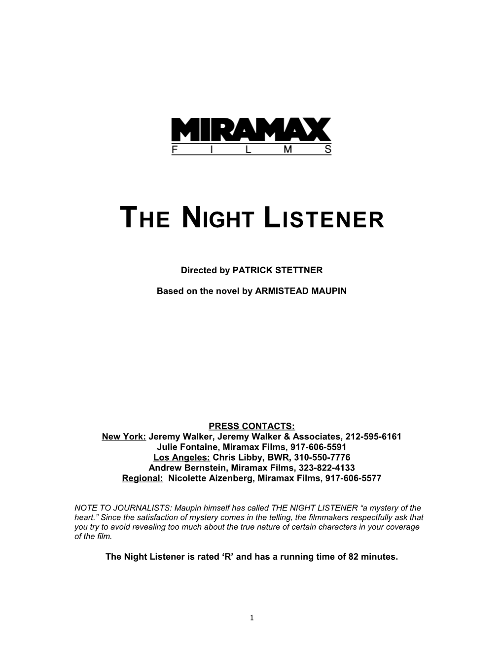 The Night Listener