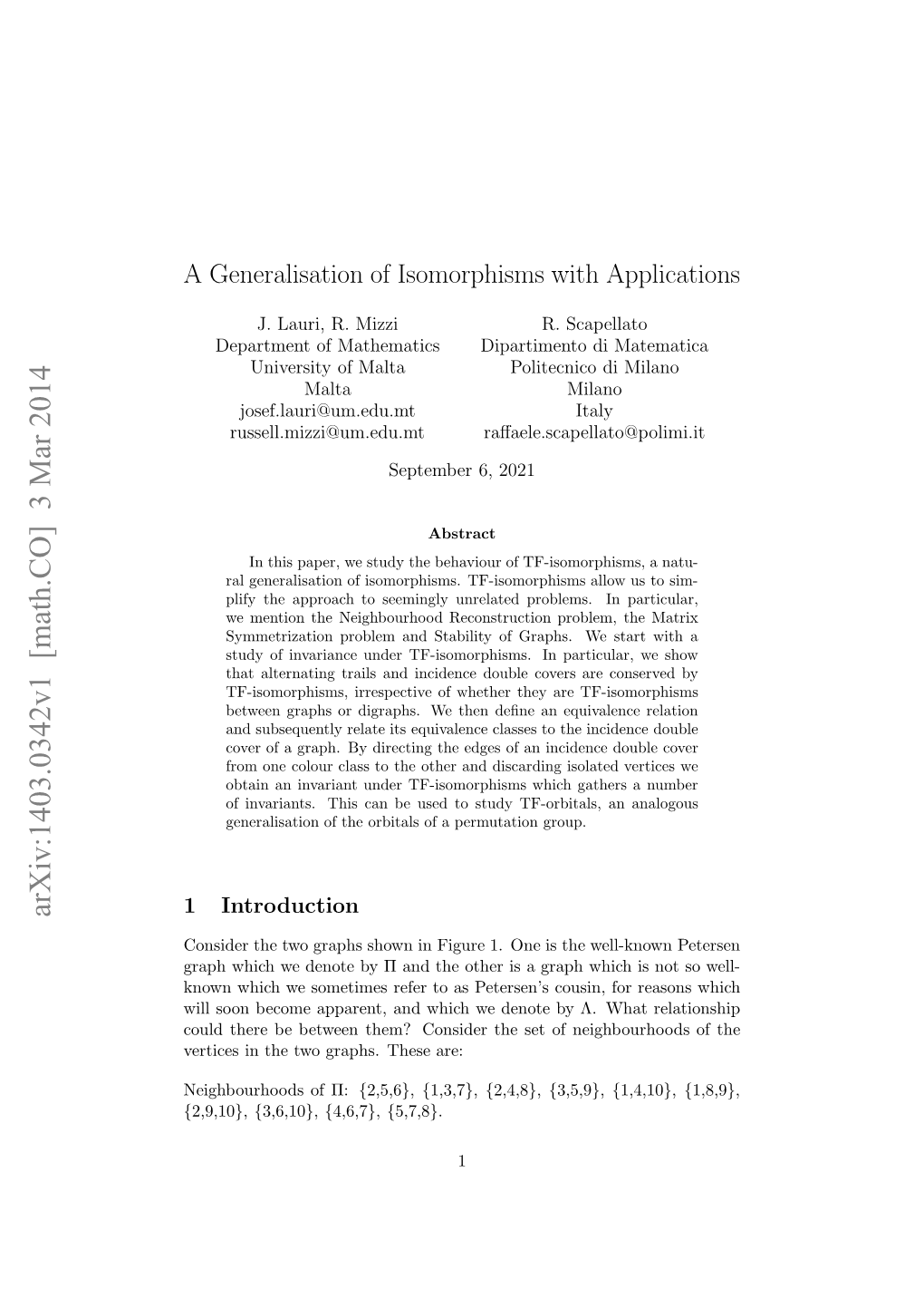 A Generalisation of Isomorphisms with Applications