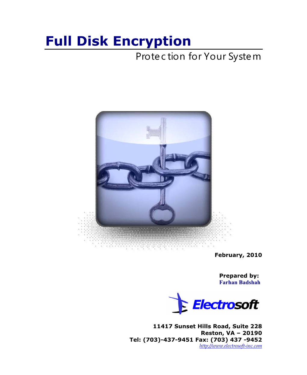 Full Disk Encryption Protection for Your System