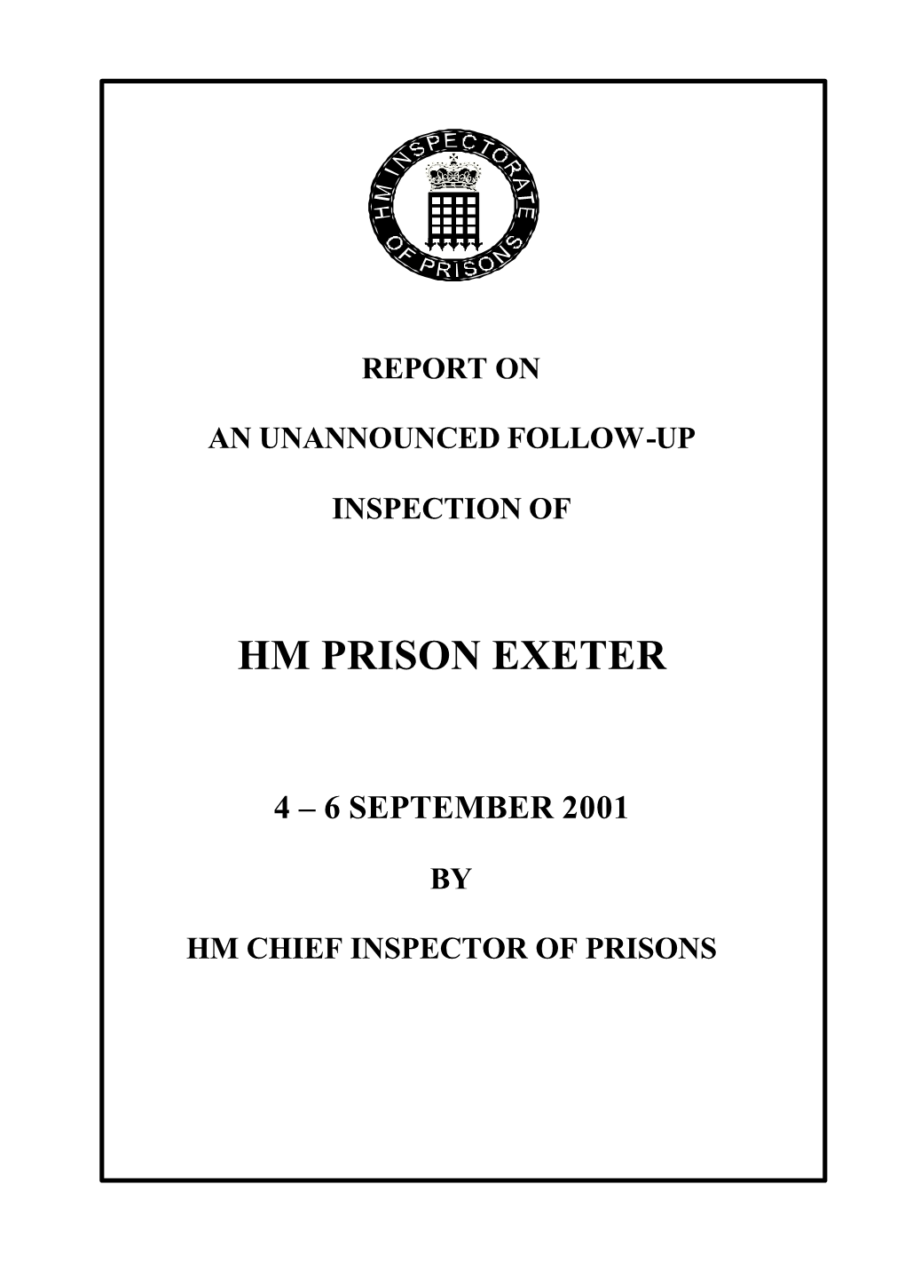 Hm Prison Exeter