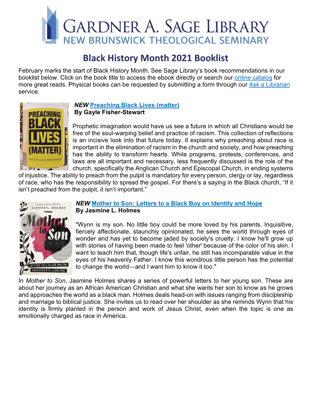 Black History Month 2021 Booklist February Marks the Start of Black History Month