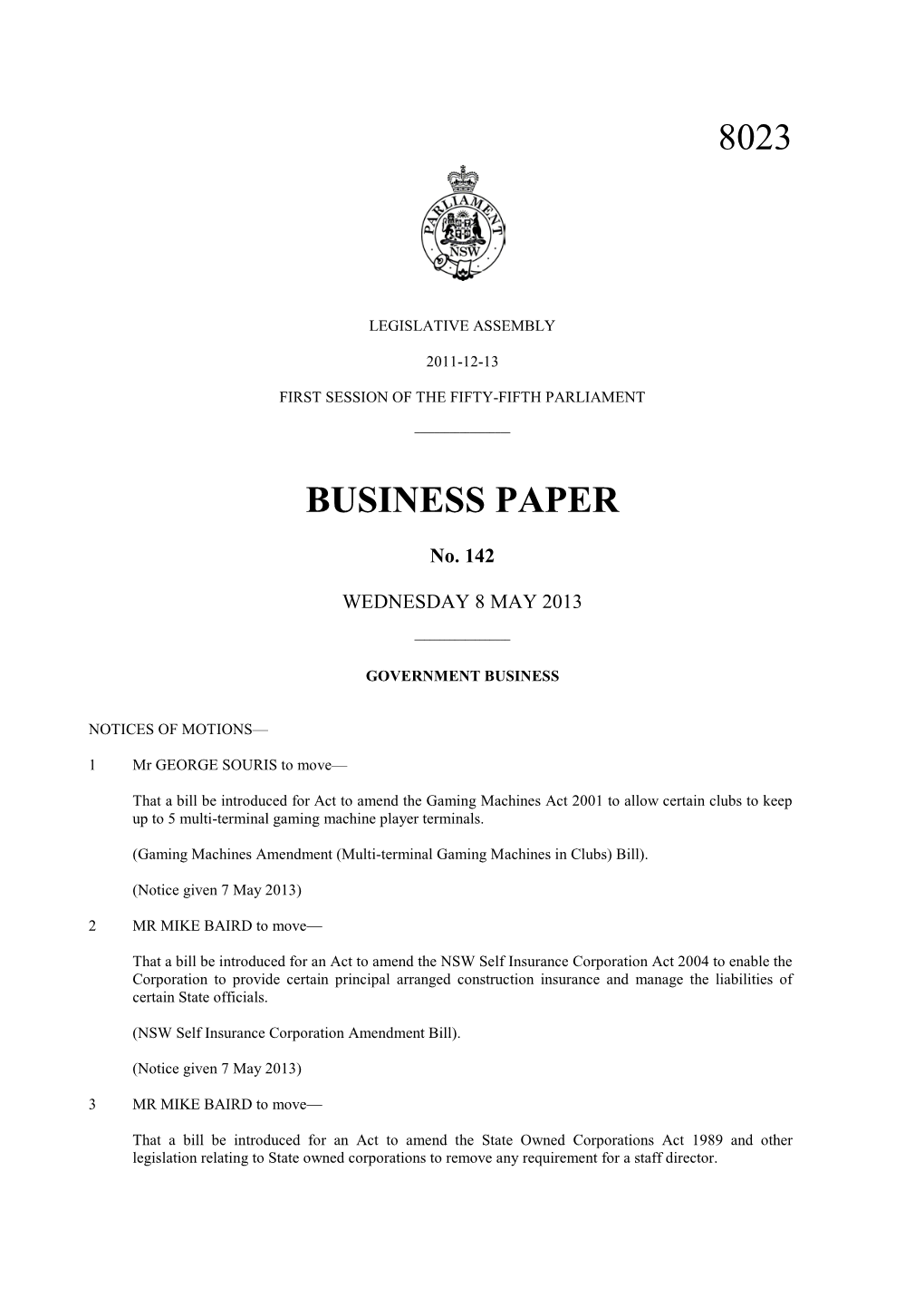 8023 Business Paper