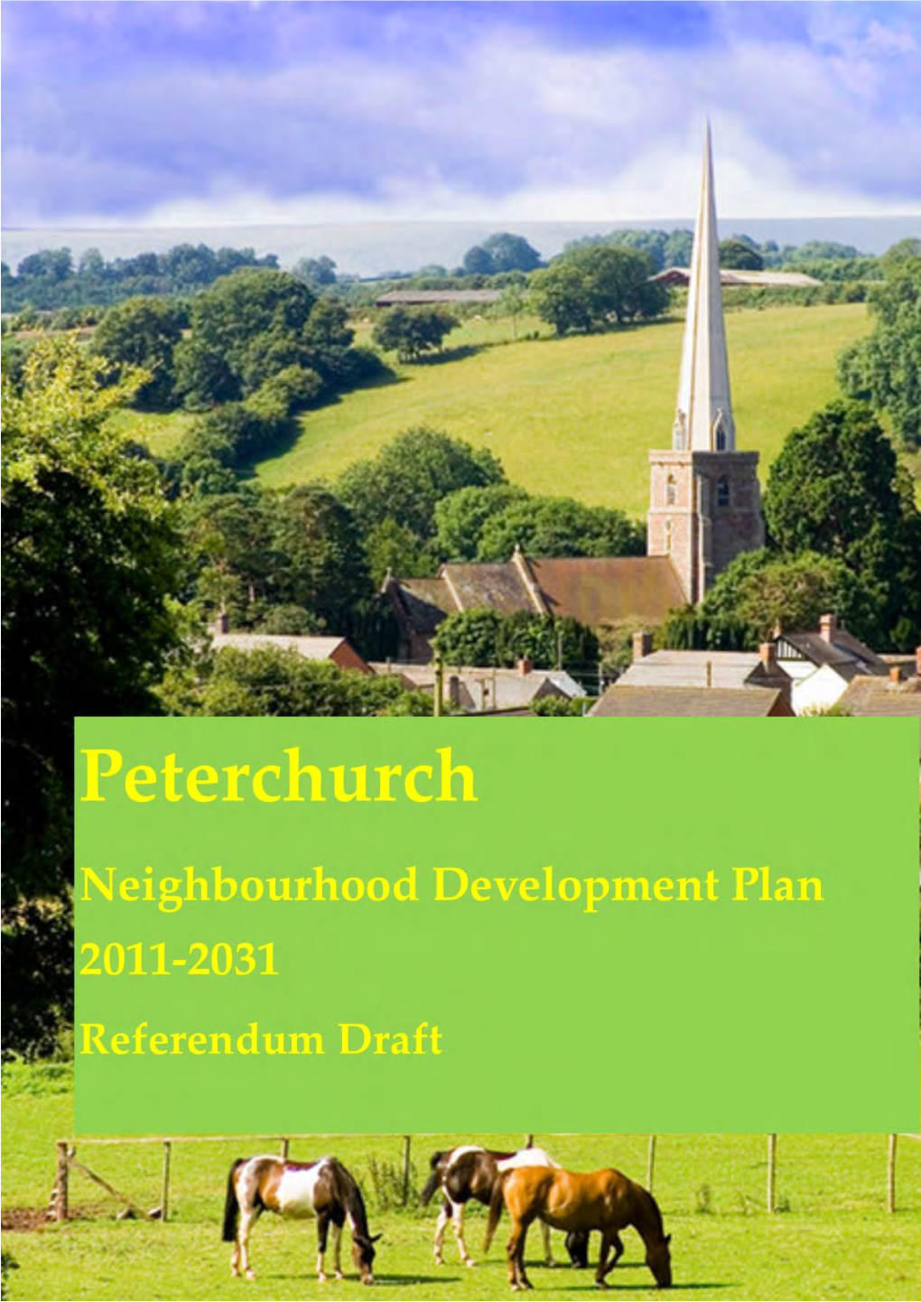 Peterchurch Neighbourhood Development Plan September 2017