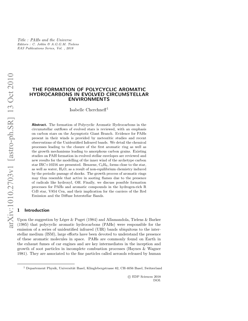 The Formation of Polycyclic Aromatic Hydrocarbons in Evolved Circumstellar Environments