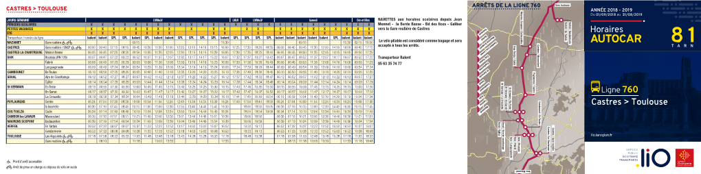 AUTOCAR Lio.Laregion.Fr Saint- Horaires