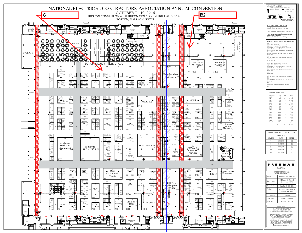 NATIONAL ELECTRICAL CONTRACTORS ASSOCIATION ANNUAL CONVENTION - Columns, 4'-9" Dia