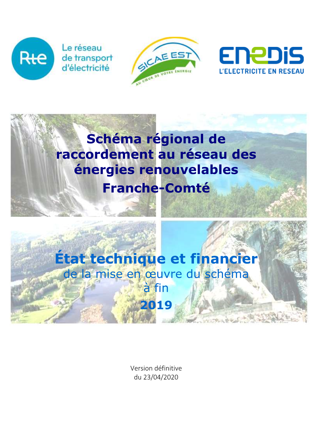 Schéma Régional De Raccordement Au Réseau Des Énergies Renouvelables Franche-Comté