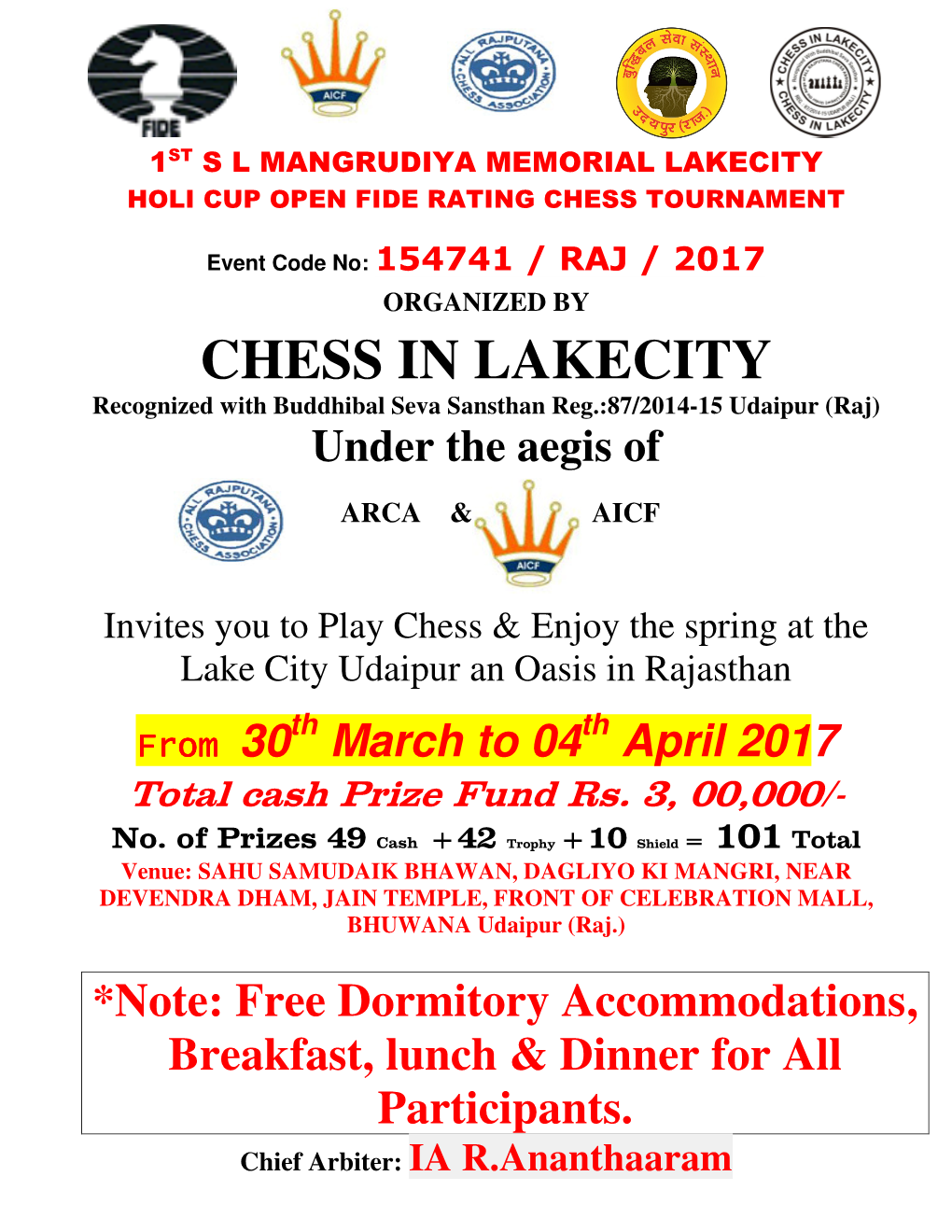 Chess in Lakecity (Saving Account)