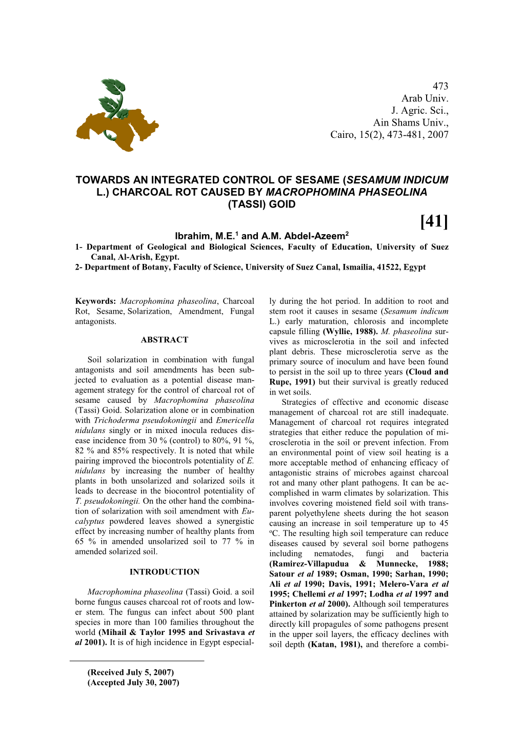 Effect of Gibberellic Acid