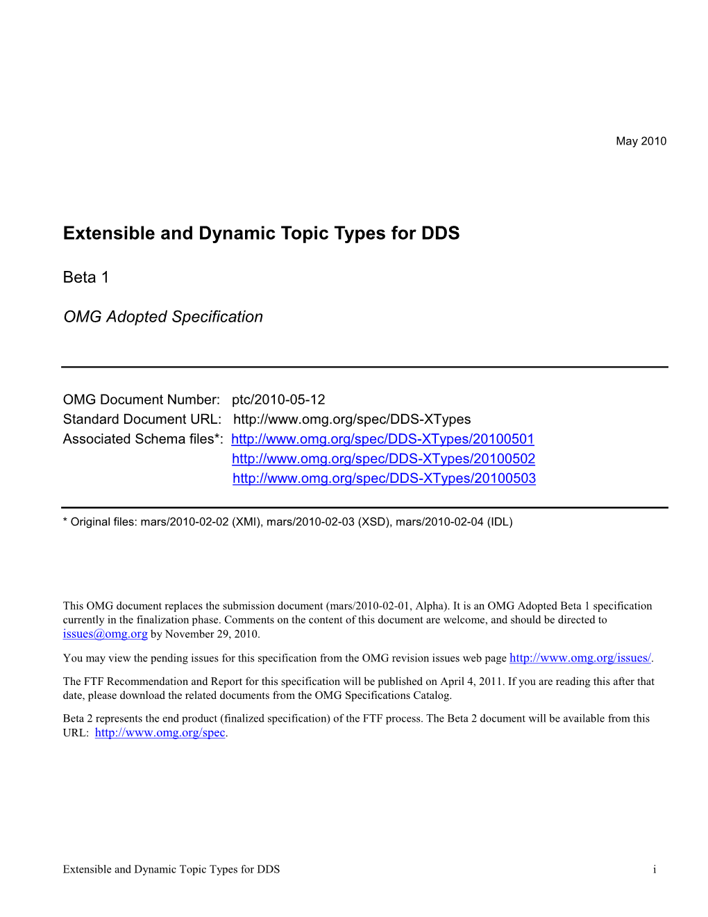 7. Extensible and Dynamic Topic Types for DDS