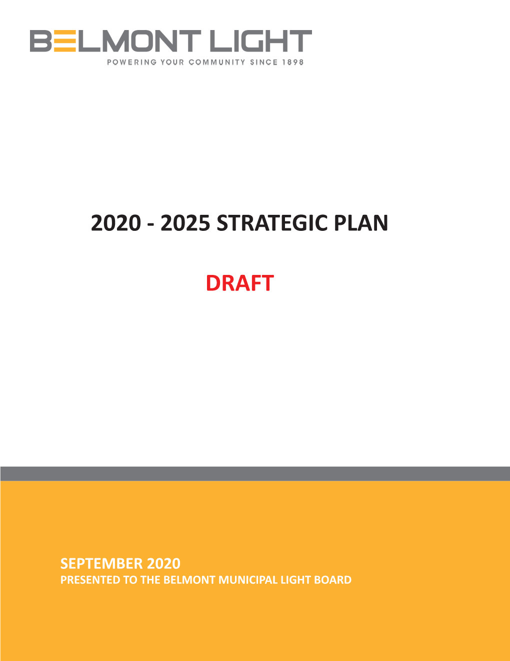 2020 - 2025 Strategic Plan