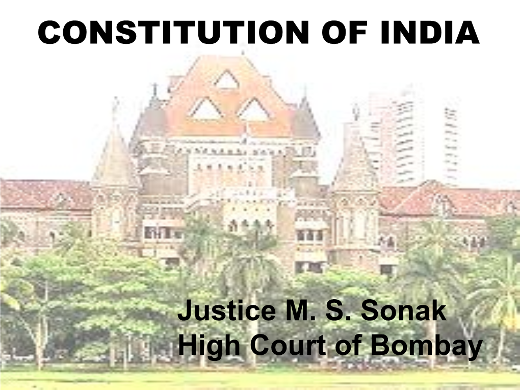 3. Constitution of India