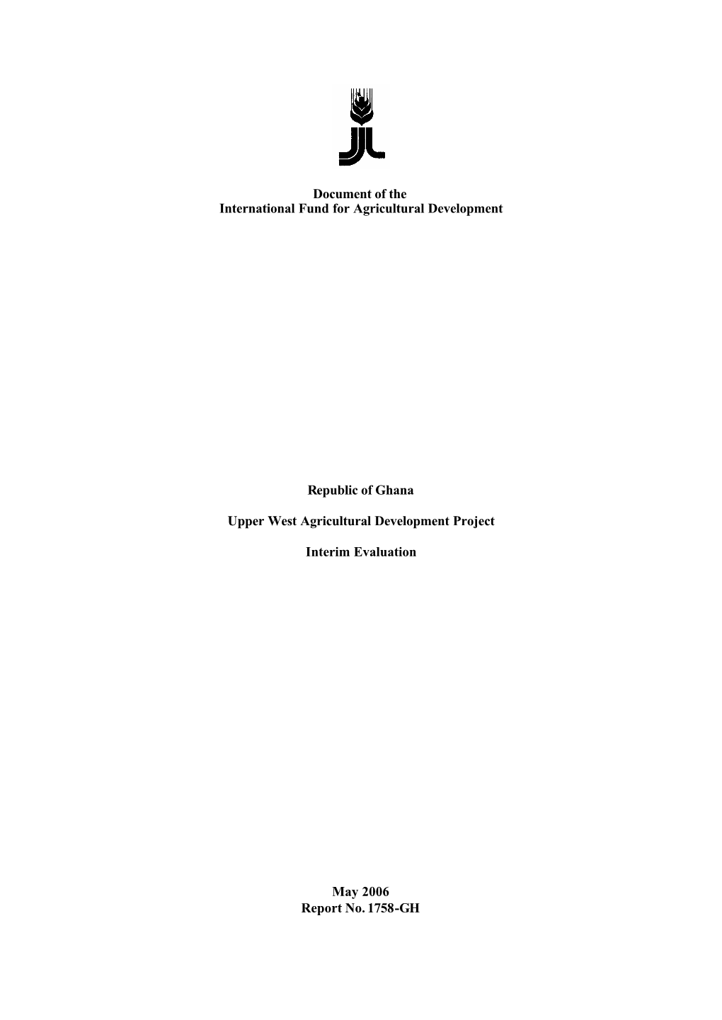 Ghana UWADEP Final Report April 2006