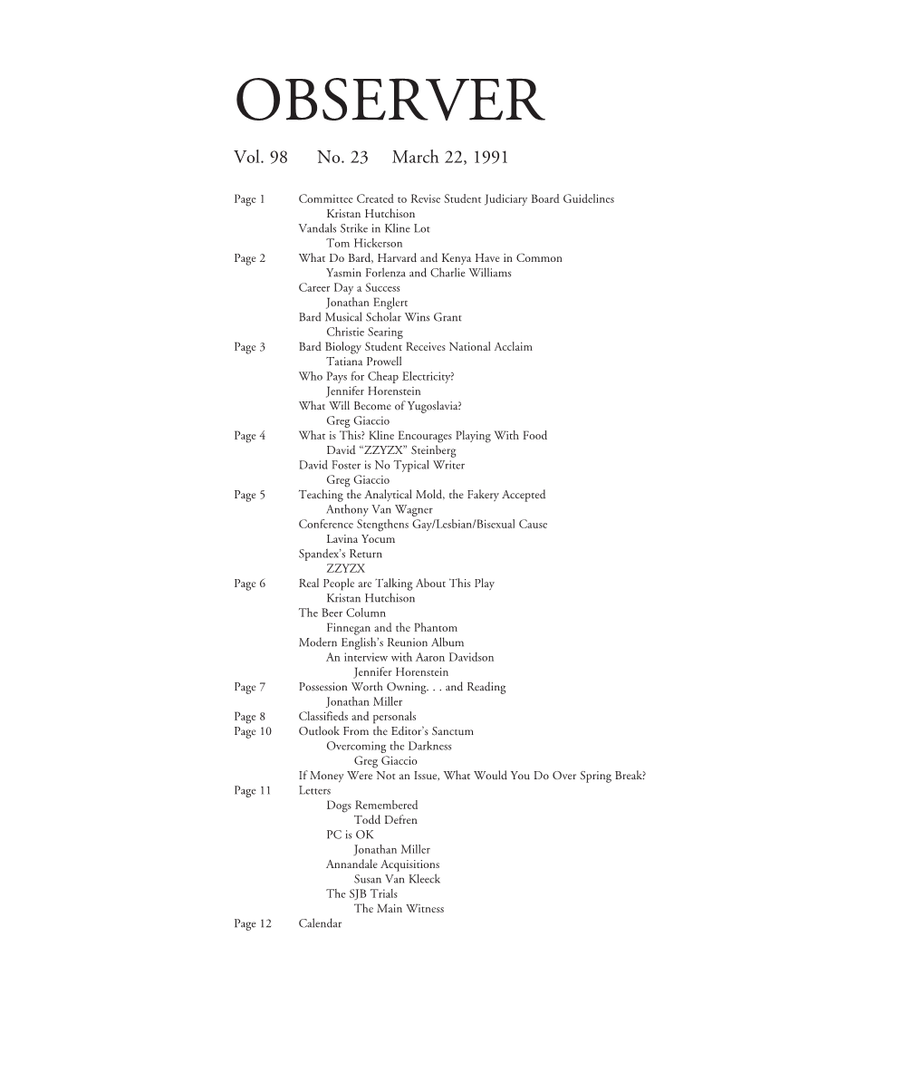 OBSERVER Vol