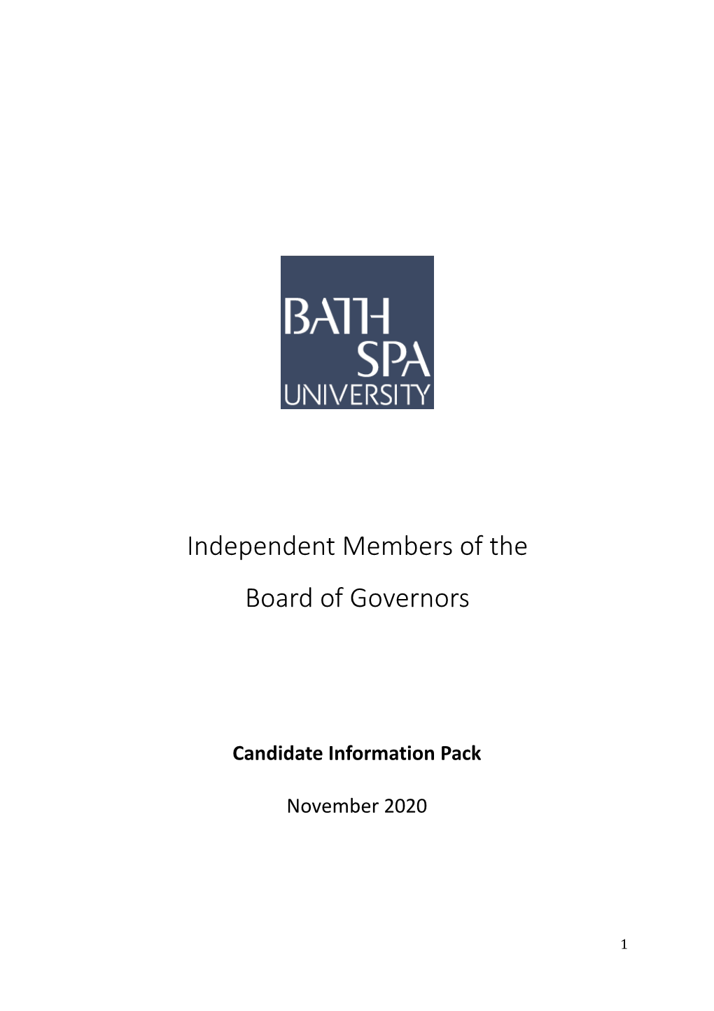 Independent Members of the Board of Governors