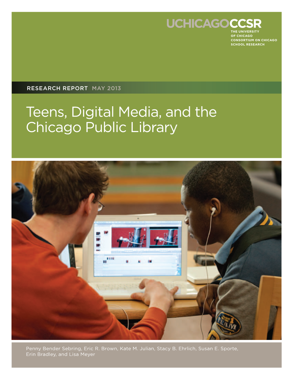 Teens, Digital Media, and the Chicago Public Library