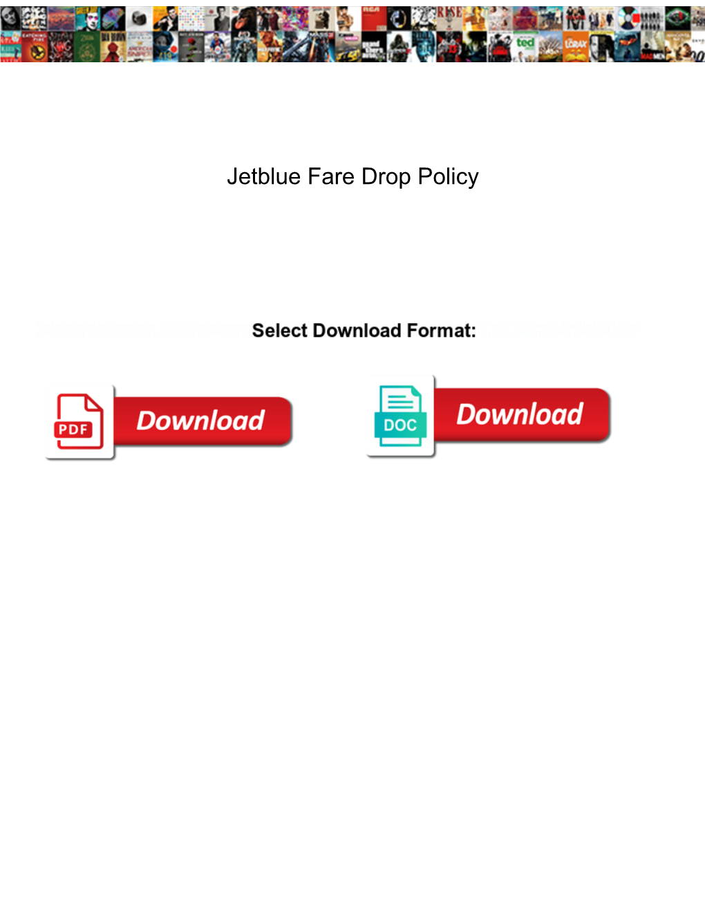 Jetblue Fare Drop Policy