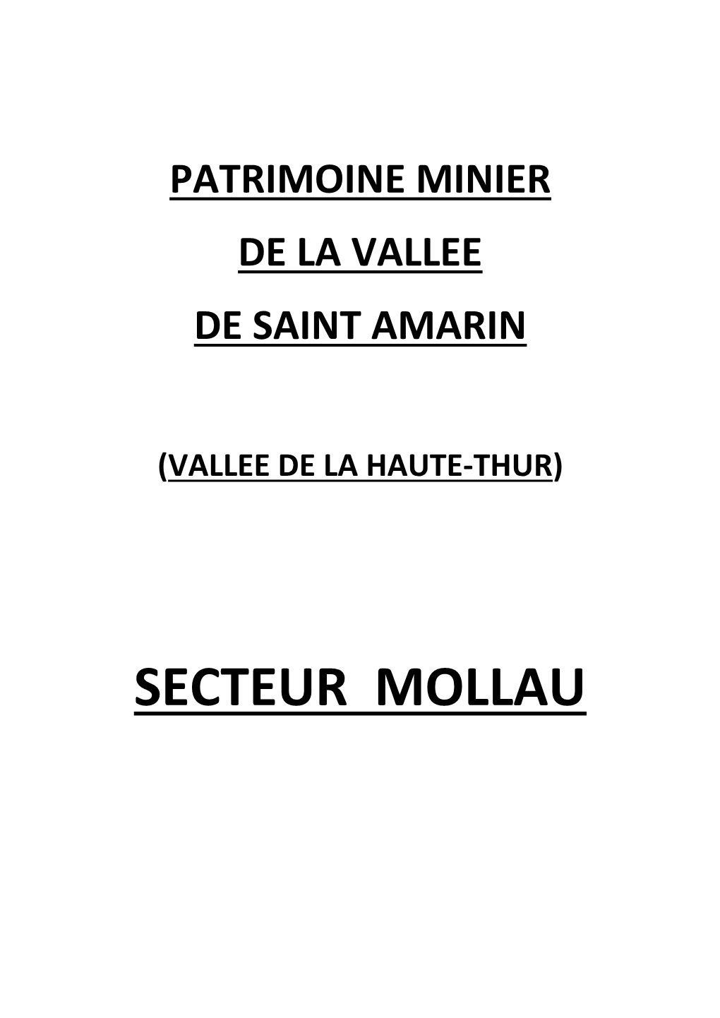 Secteur Mollau