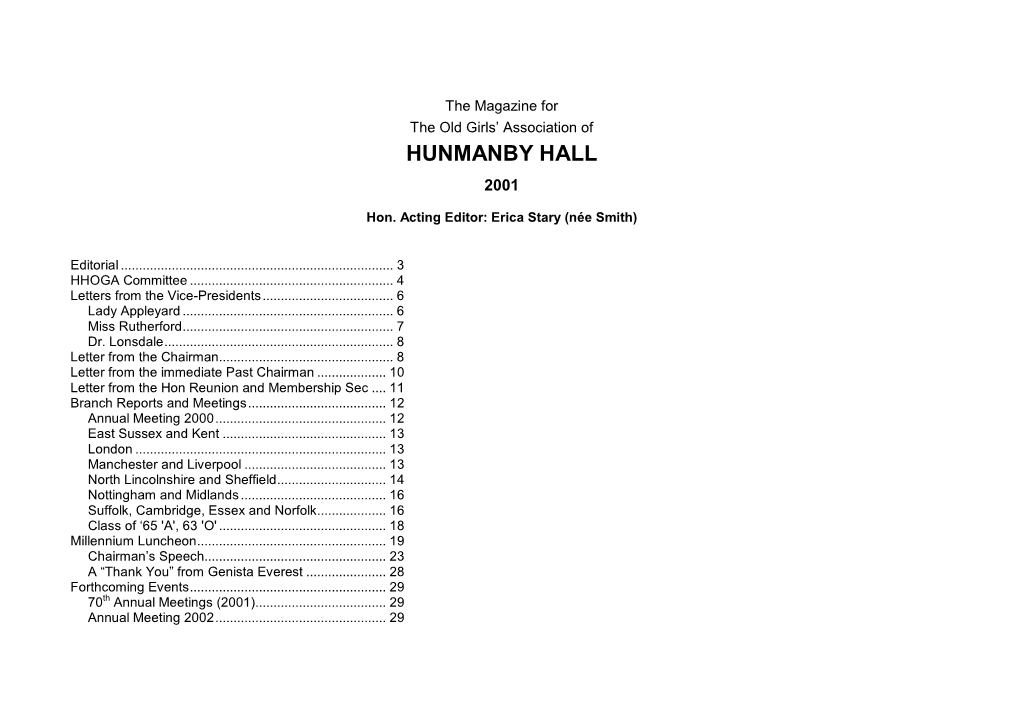 Hunmanby Hall
