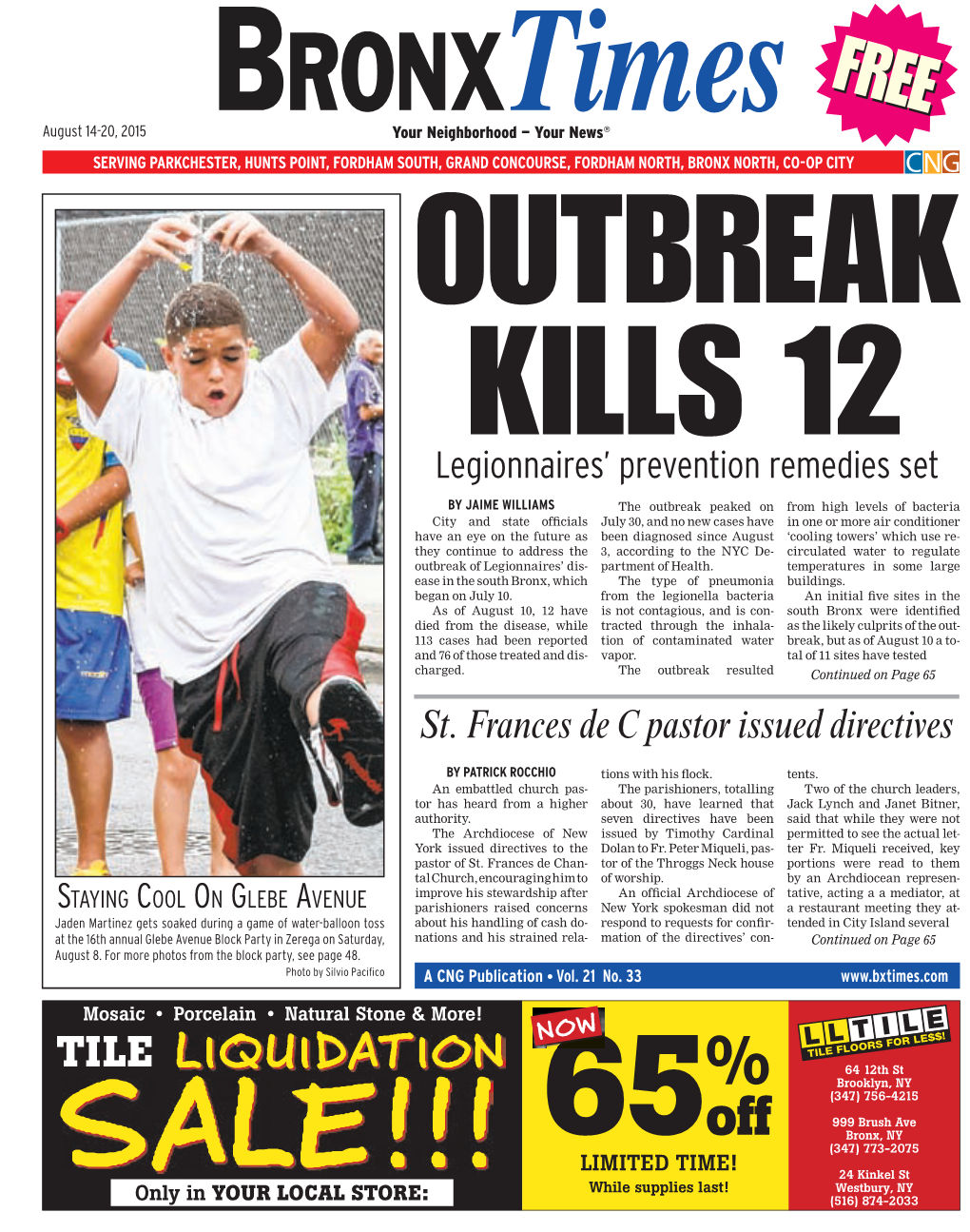 Bronx Times: August 14, 2015