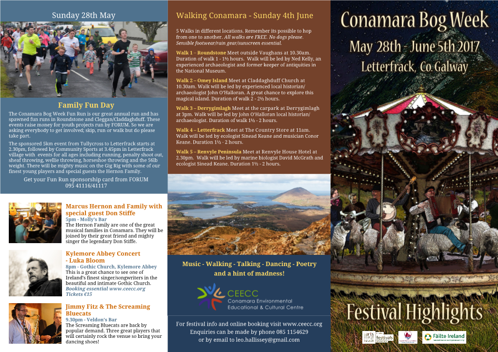 Conamara Bog Week Highlights