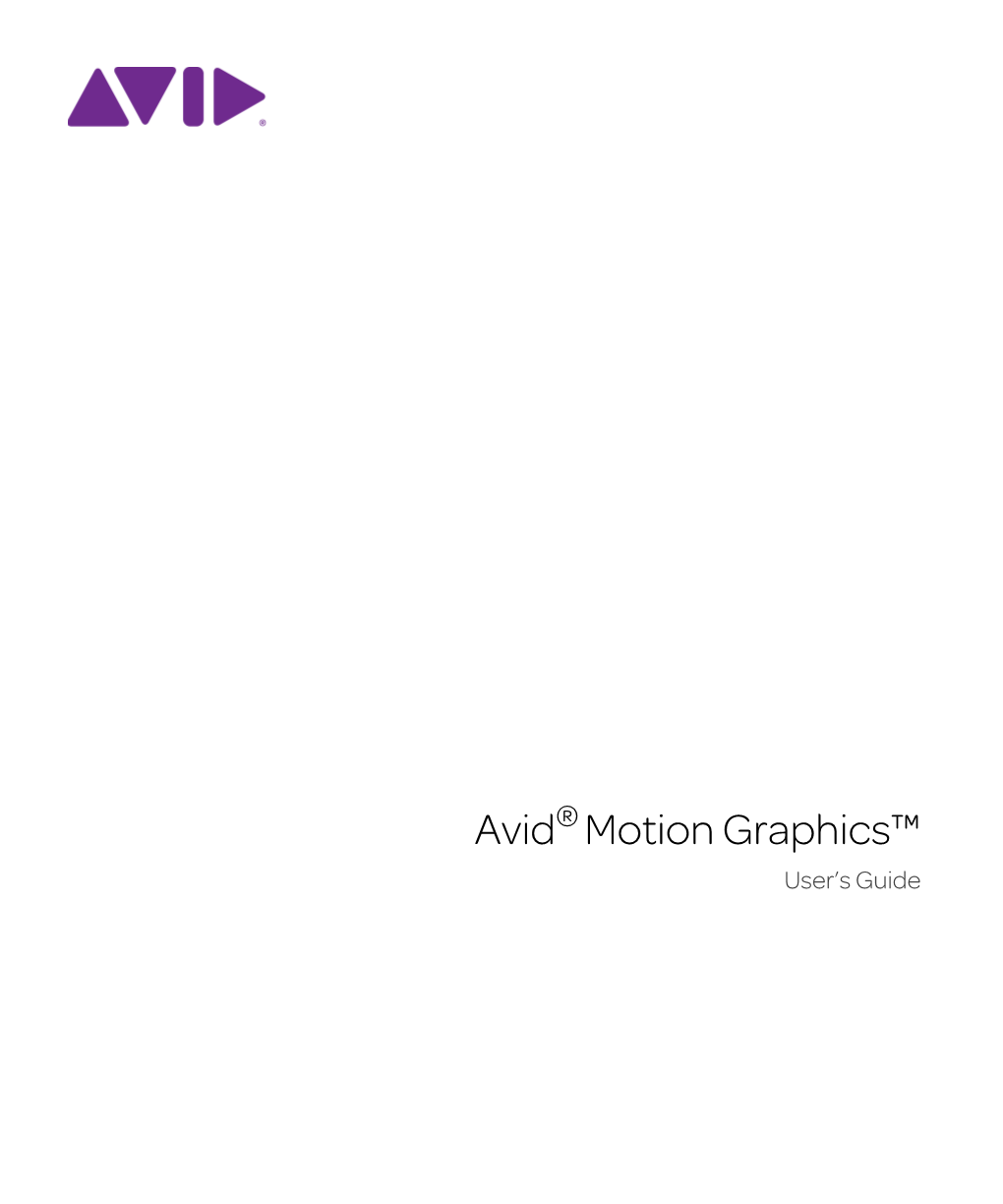 Avid Motion Graphics™