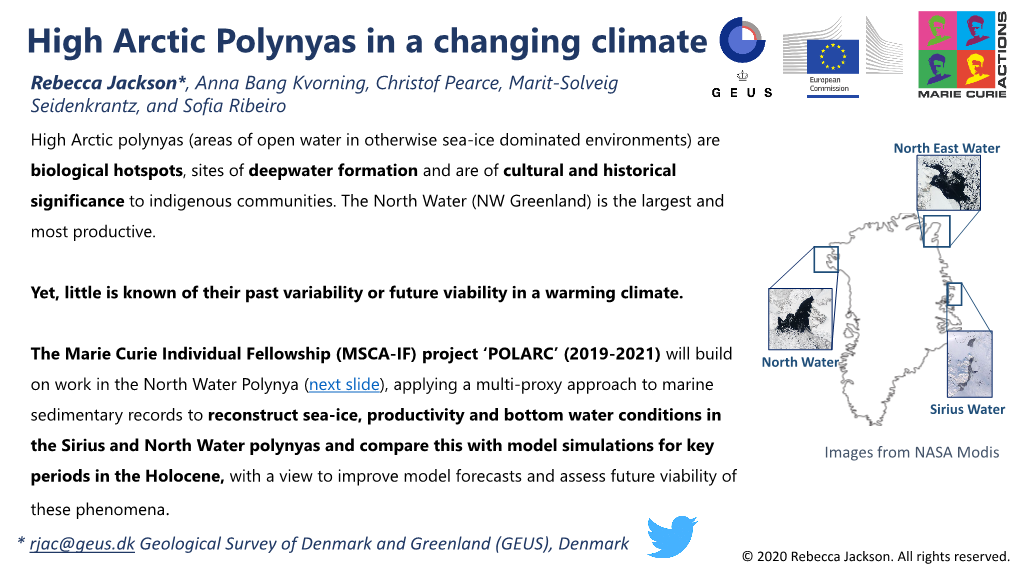 High Arctic Polynyas in a Changing Climate Rebecca Jackson*, Anna Bang Kvorning, Christof Pearce, Marit-Solveig Seidenkrantz, and Sofia Ribeiro