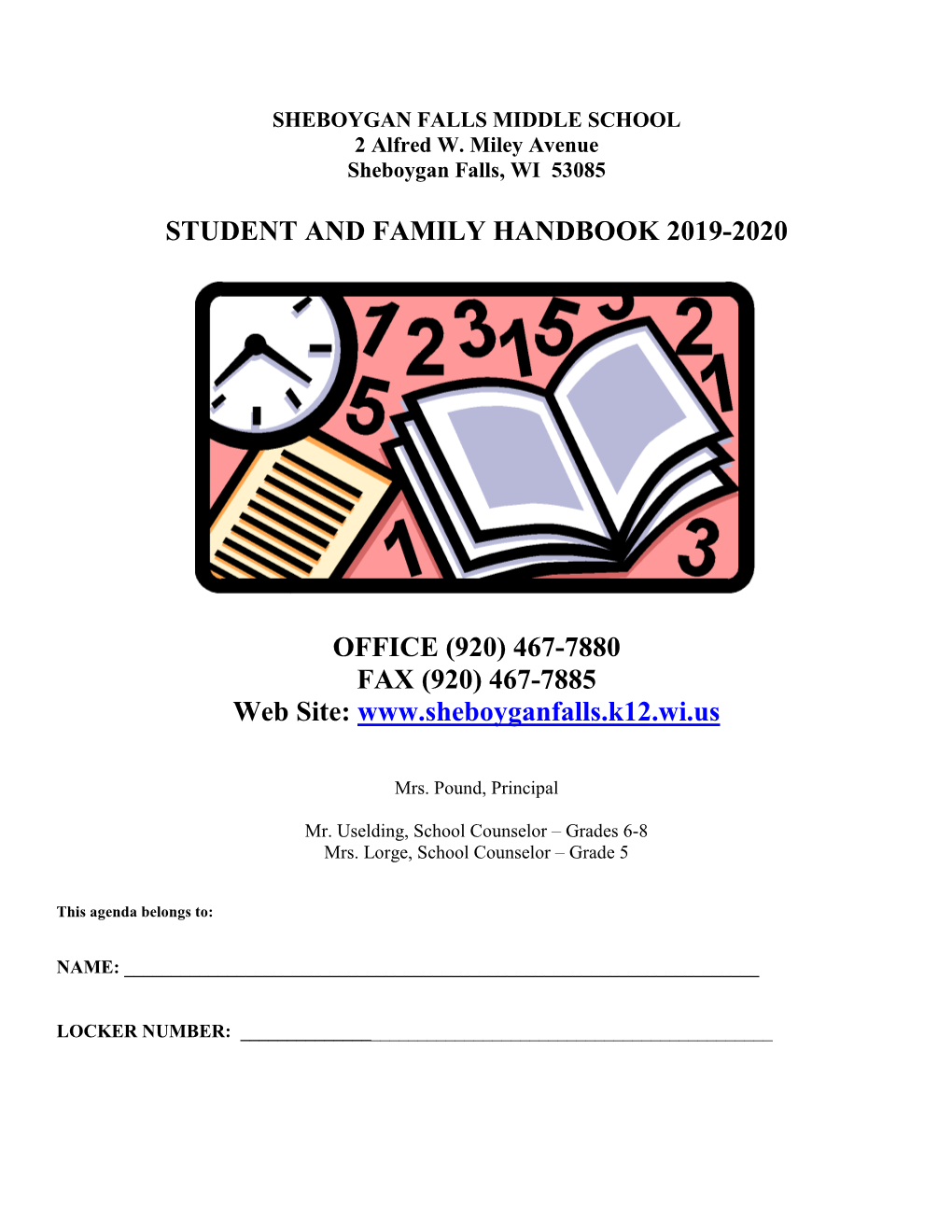 Student and Family Handbook 2019-2020